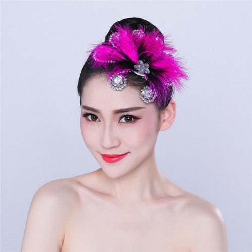 Women's Chinese folk dance headdress girls ancient traditional classical dance modern dance hair clip hair accessories
